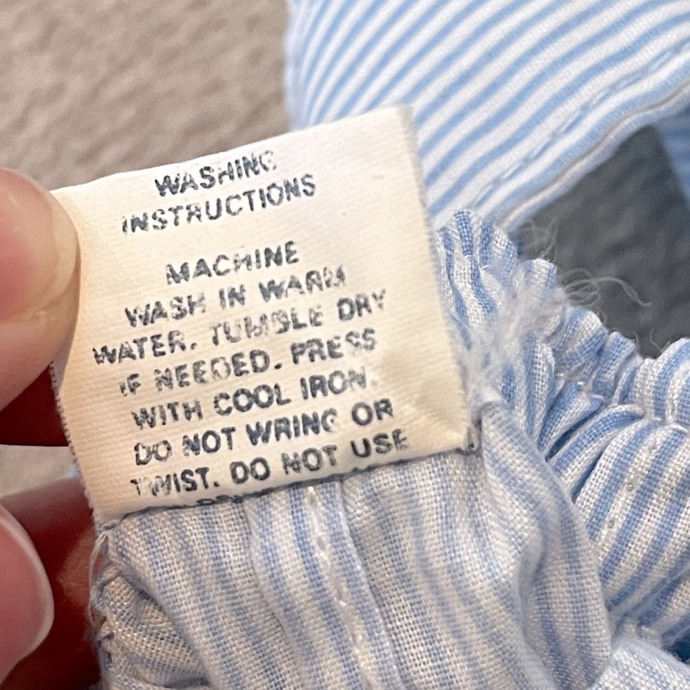 Vintage Cuties by Judy Baby Romper 0 to 6 Months Airplane Pinstripe - Picture 5 of 5